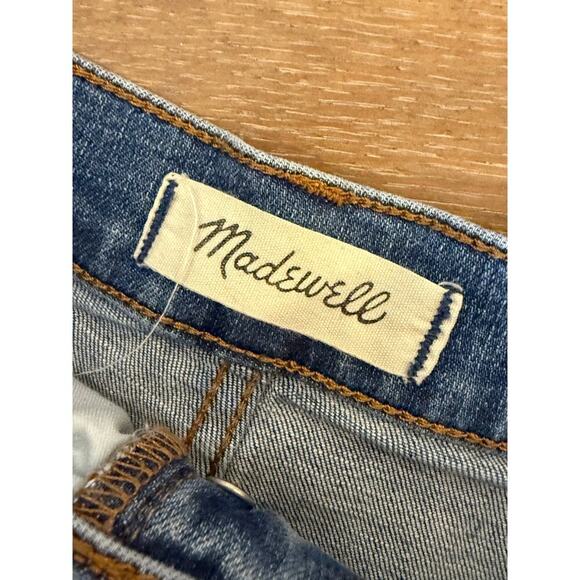 MADEWELL High Rise Denim Shorts Women size 23 - Picture 3 of 8